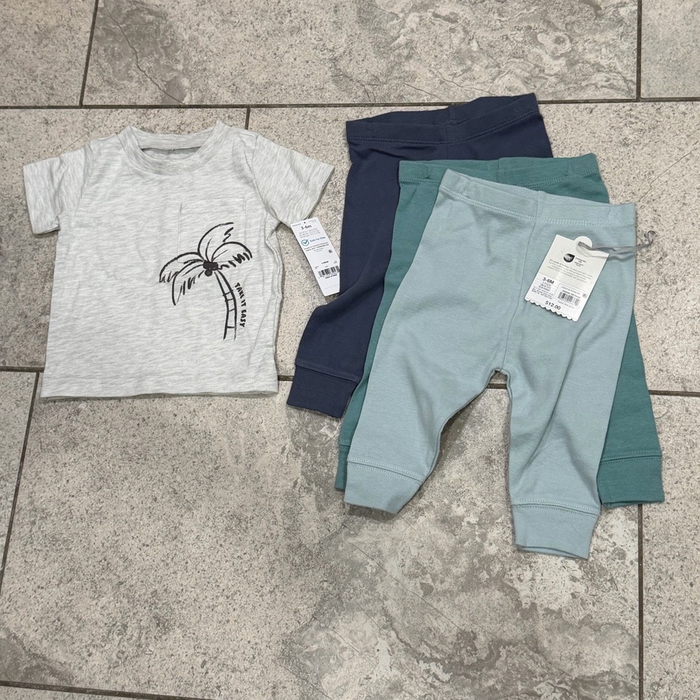 NEW 3-6 month baby clothes